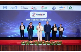 Nhựa Tân Tiến tiếp tục được vinh danh trong giải thưởng ”TOP 10 Thương Hiệu Được Yêu Thích Nhất 2026”